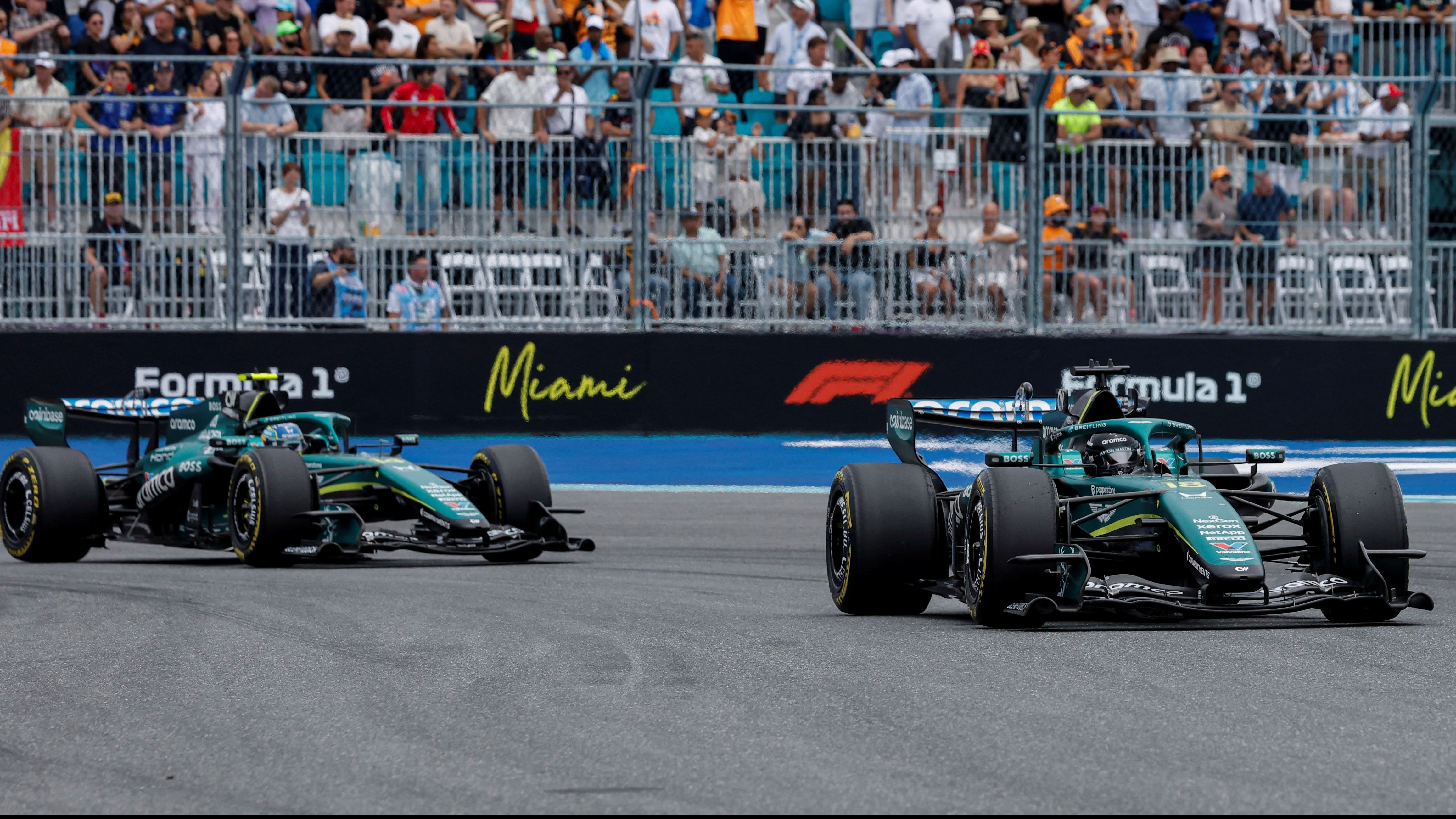 Aston Martin di F1 GP Miami 2026