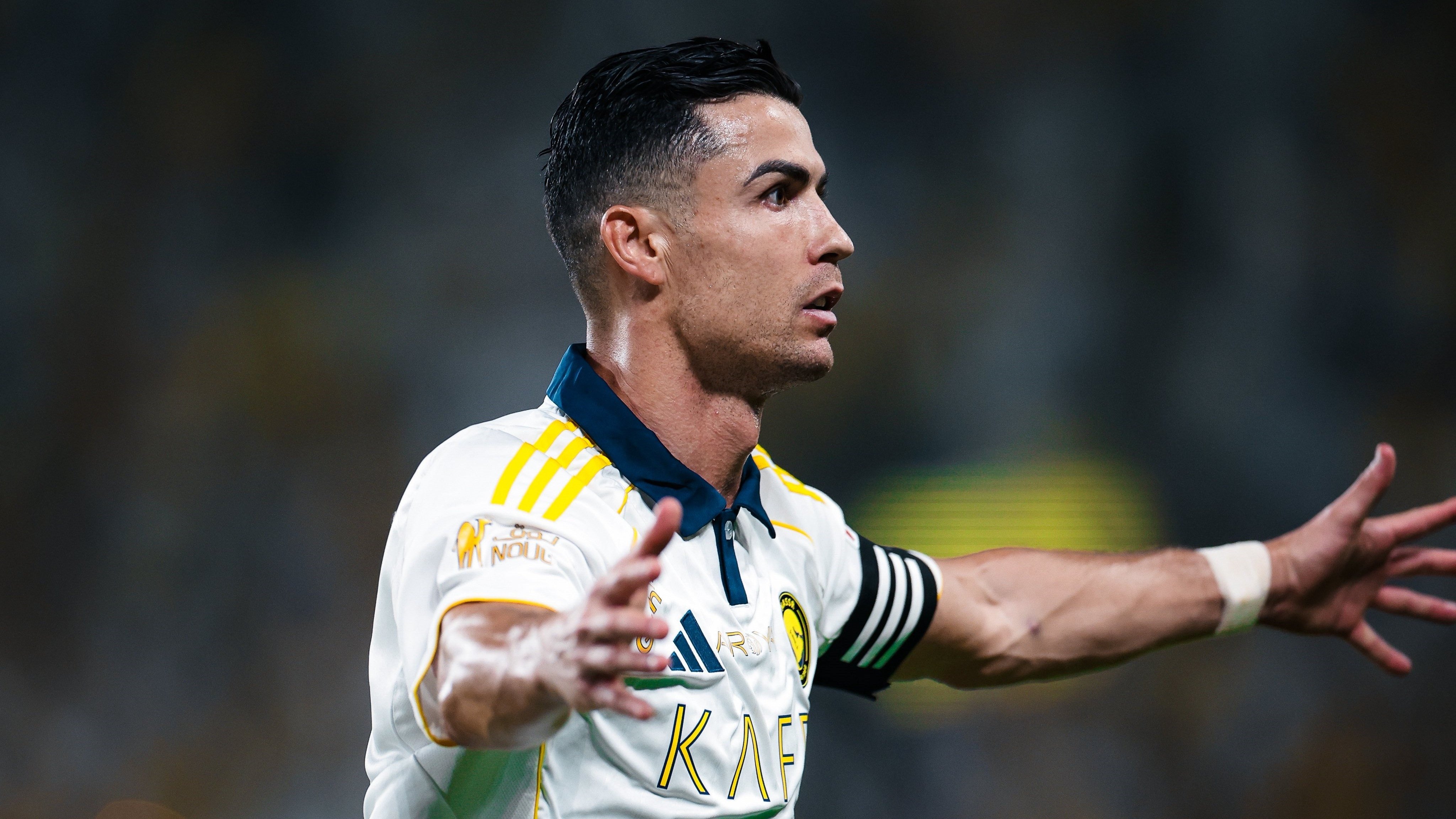 Cristiano Ronaldo dalam laga Al Nassr vs Damac FC Liga Pro Saudi 2025/2026, Jumat (22/5/2026) dini hari WIB.