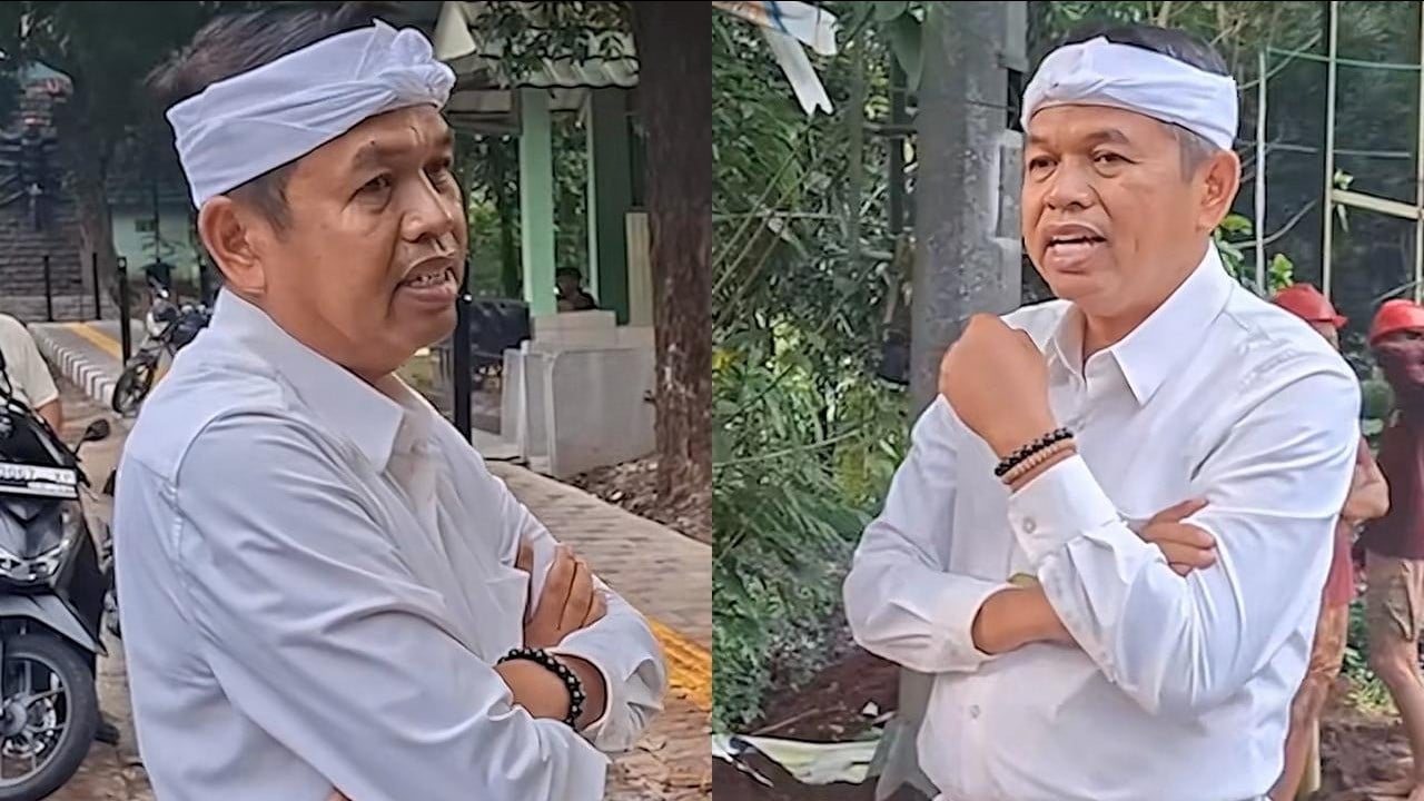 Dedi Mulyadi Murka trotoar baru jadi korban proyek galian