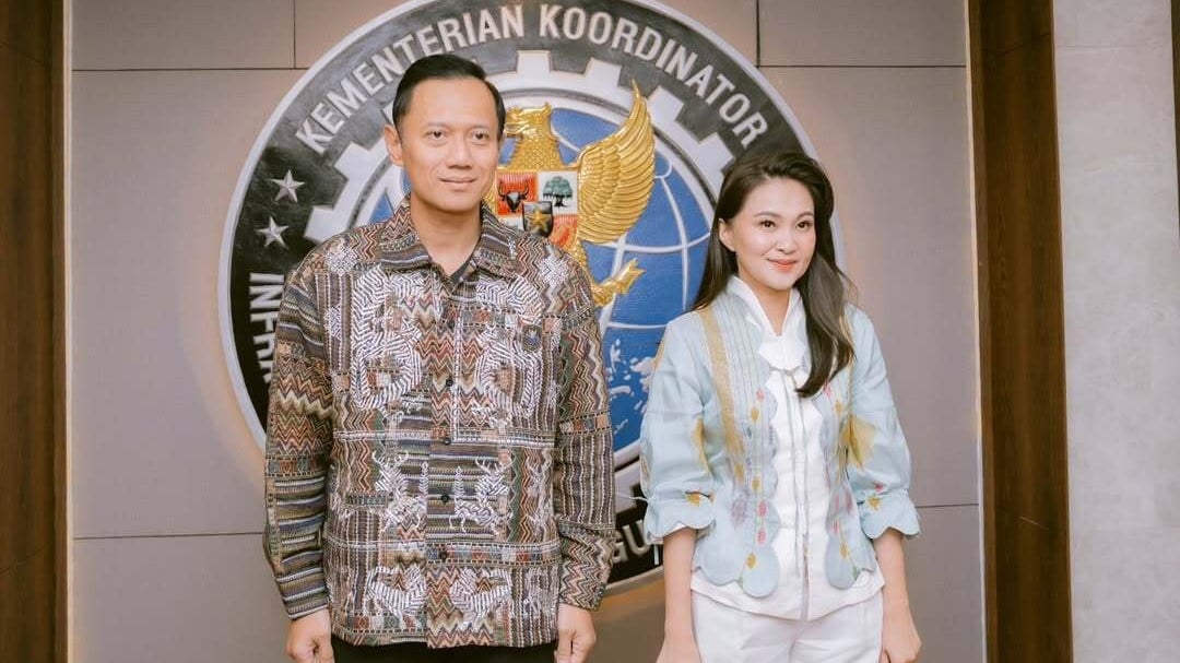 Gubernur Maluku Utara (Malut), Sherly Tjoanda Laos & Menteri Koordinator Bidang Infrastruktur dan Pembangunan Kewilayahan, Agus Harimurti Yudhoyono (AHY)