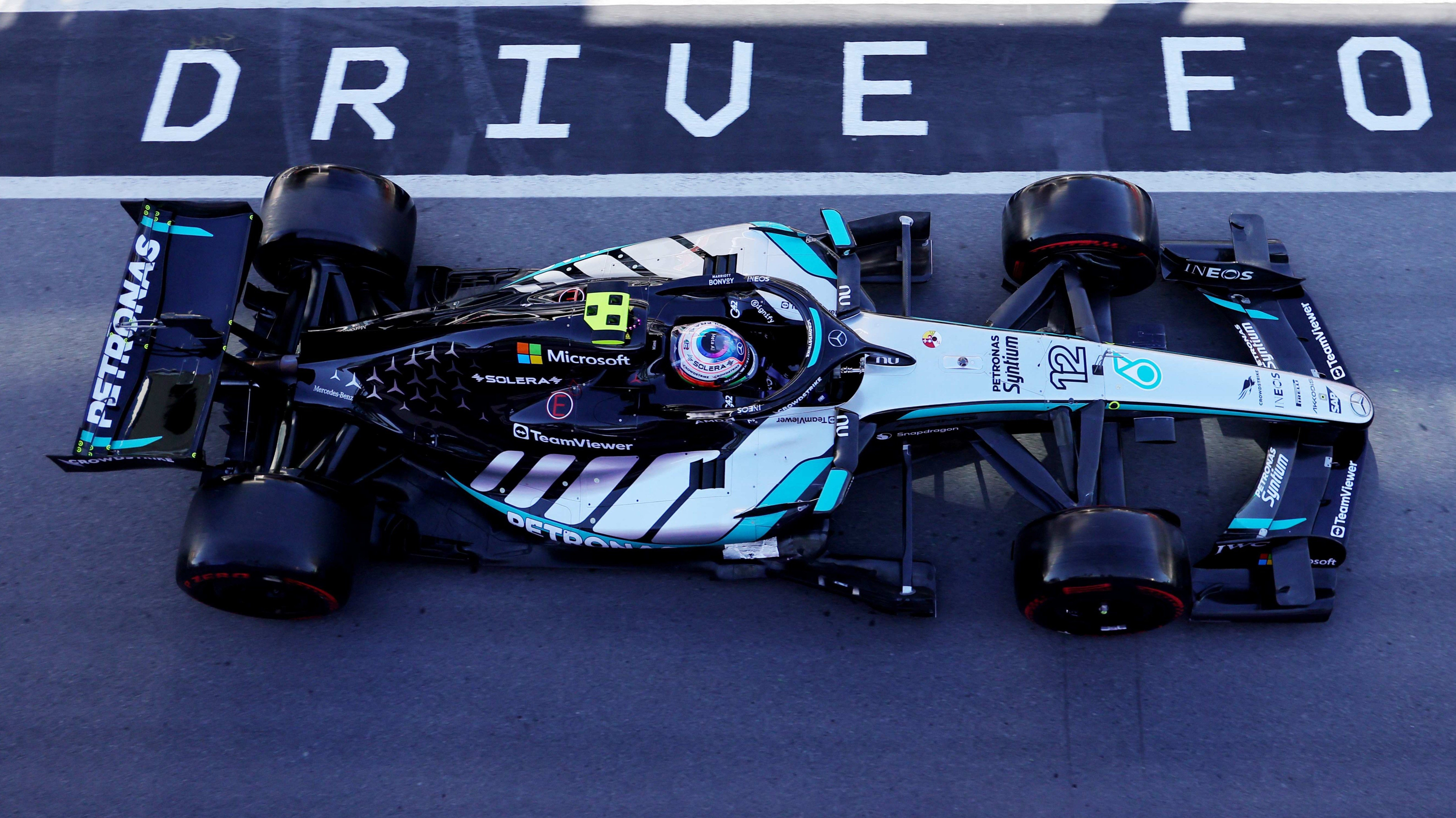 Pembalap Mercedes, Kimi Antonelli di F1 GP Kanada 2026