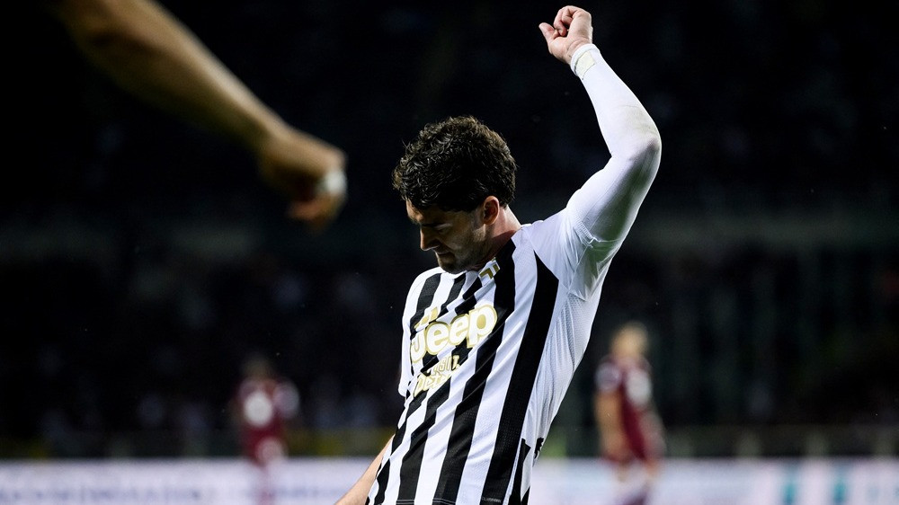 Striker Juventus Dusan Vlahovic