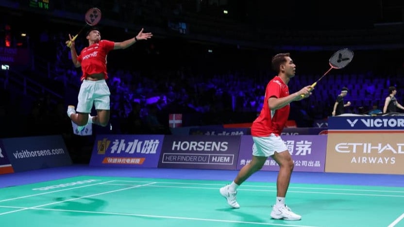 Ganda putra Indonesia, Fajar Alfian/Muhammad Shohibul Fikri di Piala Thomas 2026