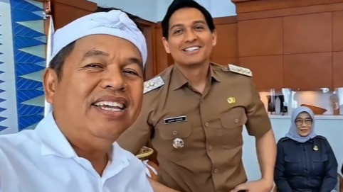 Gubernur Jawa Barat, Dedi Mulyadi (KDM) bertemu Bupati Indramayu, Lucky Hakim