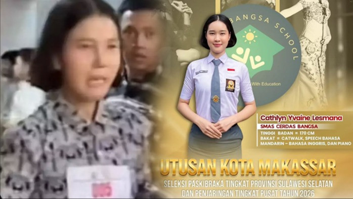 Siswi asal Makassar, Cathlyn Yvaine Lesmana
