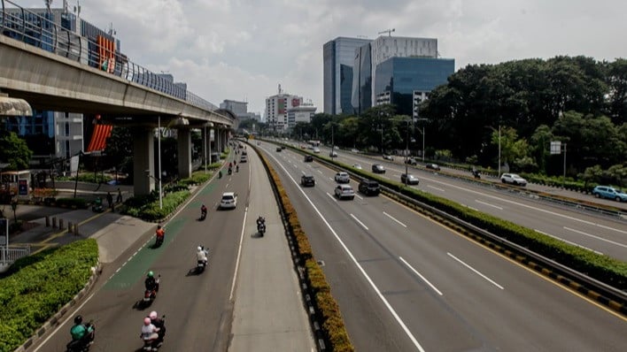 H+1 Idul Adha, Sejumlah Ruas Jalan di Jakarta Terpantau Lengang