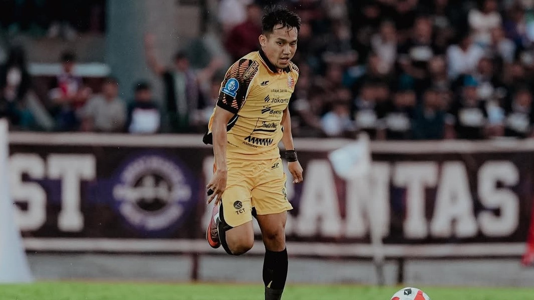 Pemain Timnas Indonesia, Witan Sulaeman saat membela Persija Jakarta