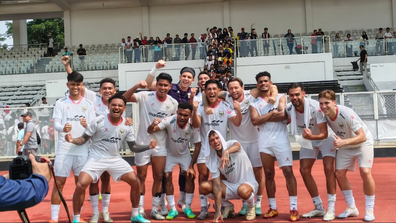 Para Pemain Timnas Indonesia di Sesi Latihan Jelang Piala AFF 2026