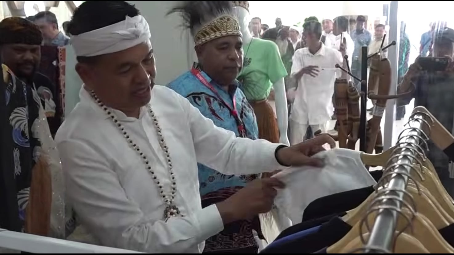 Momen Dedi Mulyadi borong dagangan UMKM Papua