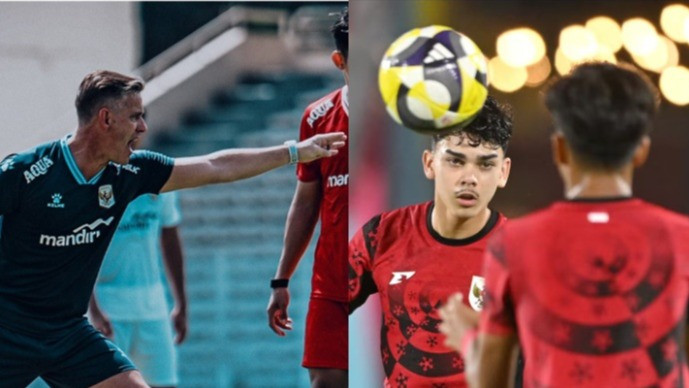 Kolase foto Pelatih Timnas Indonesia John Herdman - Mathew Baker