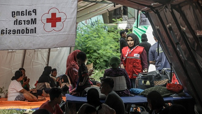 Potret Harapan di Balik Tenda Pengungsian Pascakebakaran Kebon Kosong