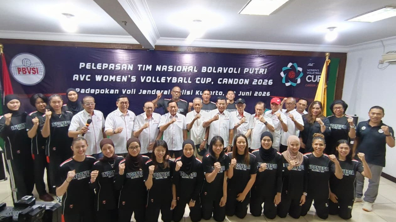 Pelepasan Timnas Voli Putri Indonesia