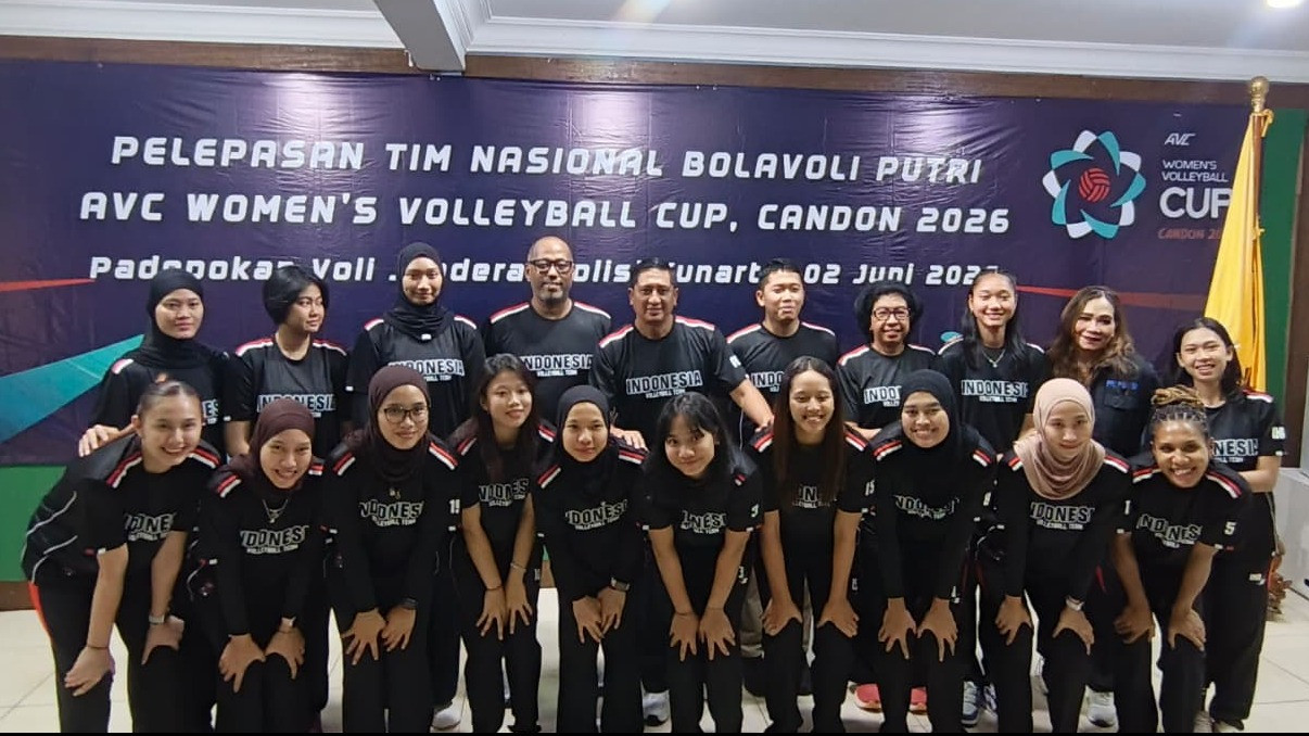 Pelepasan Timnas Voli Putri Indonesia