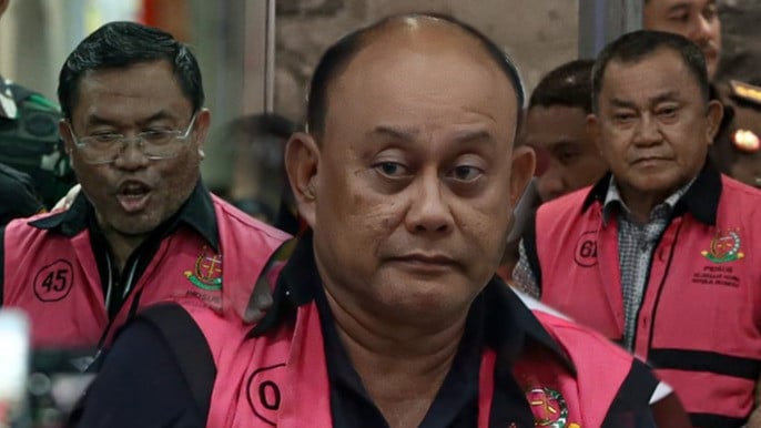 3 tersangka korupsi tata Kelola MBG di BGN tahun 2025-2026, yakni Dadan Hindayana, Sonny Sanjaya, dan Lodewyk Pusung.