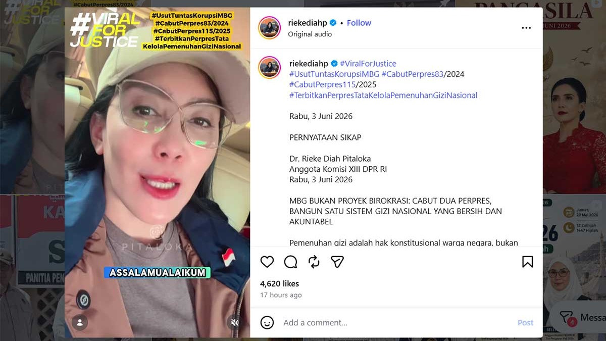 Pesan Haru Rieke Diah Pitaloka untuk Nanik S. Deyang: Kadang Kamu Disepelekan Orang, tapi Allah Mendengarkan
            - galeri foto