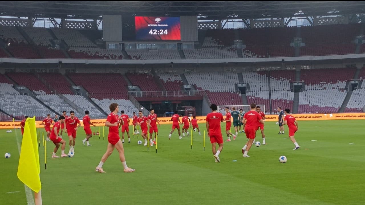 Latihan Timnas Indonesia Jelang FIFA Matchday