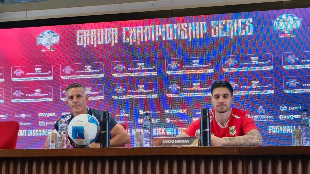 Pelatih Timnas Indonesia, John Herdman di Sesi Konferensi Pers Jelang FIFA Matchday