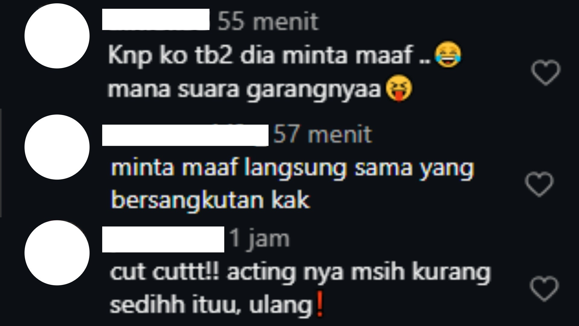 Reaksi netizen terhadap video permintaan maaf Sarwendah
