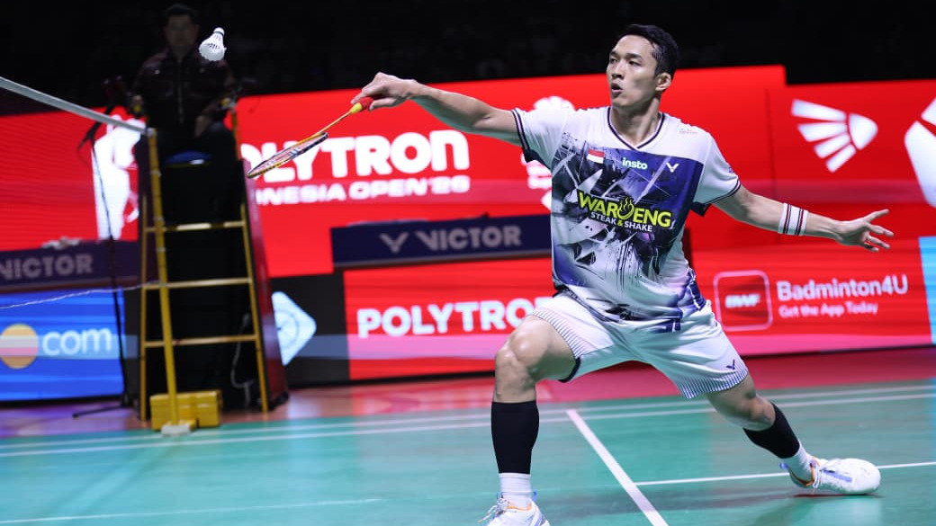 Tunggal putra Indonesia, Jonatan Christie di Indonesia Open 2026.