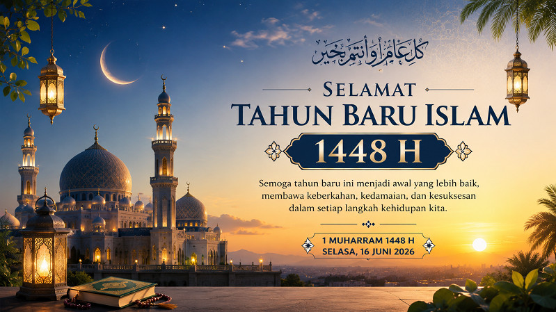 Ilustrasi Tahun Baru Islam 1448 H