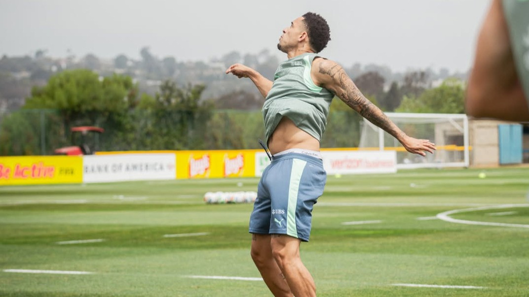 Pemain Timnas Swiss latihan dalam persiapan Piala Dunia 2026 di Amerika Serikat