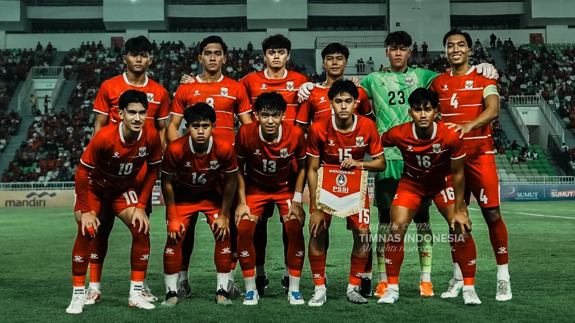Starting Eleven Timnas Indonesia U-19