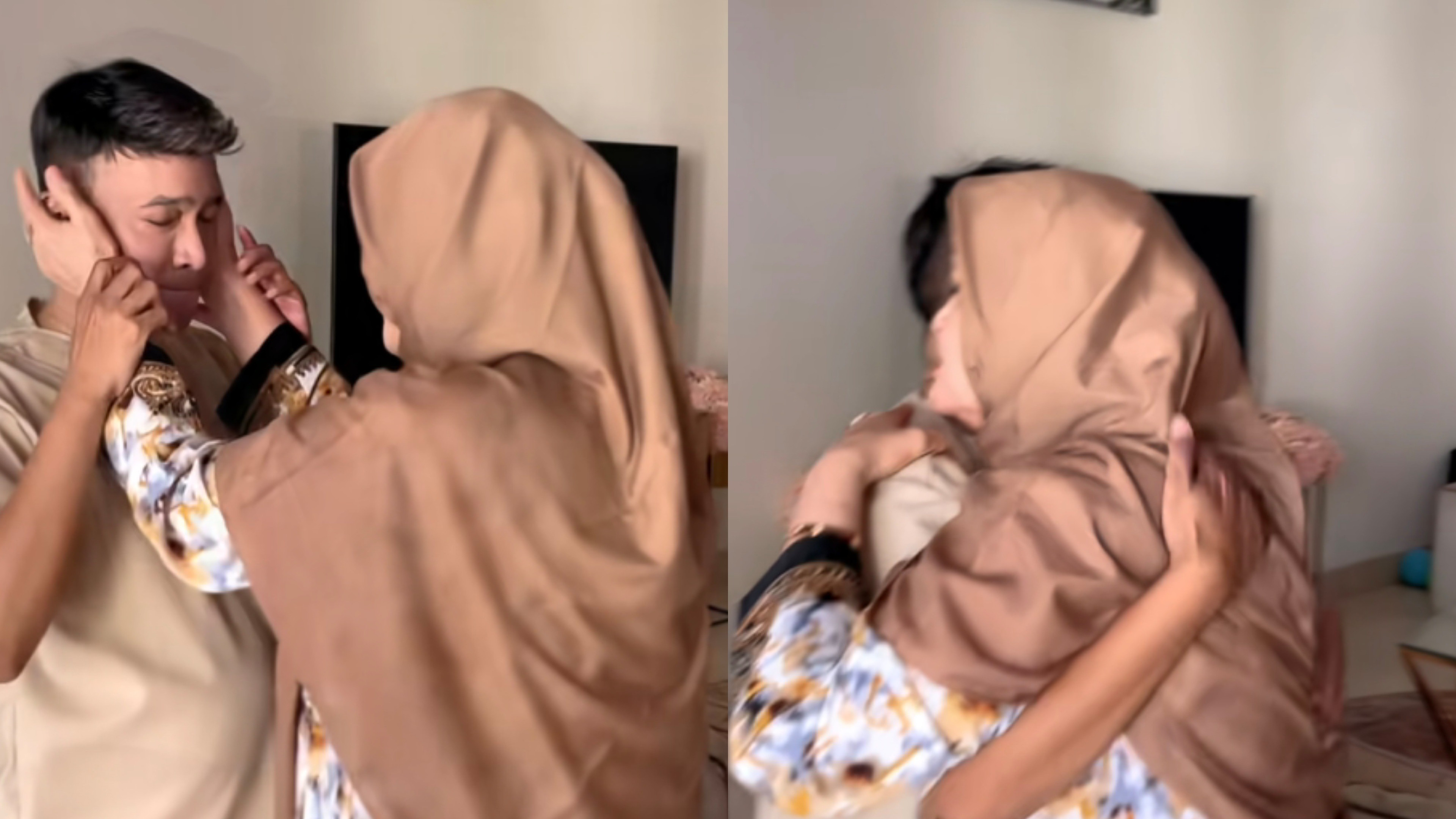 Ruben Onsu dengan Tantenya
