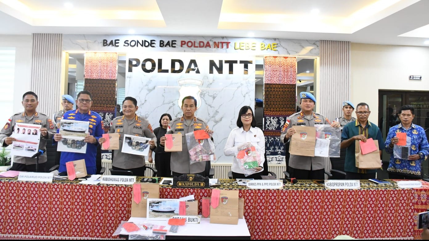 Tak Main-main dalam Tangani Kasus TPPO, Polda NTT Bongkar Jaringan Perdagangan Orang dan Penyelundupan Manusia Lintas Wilayah