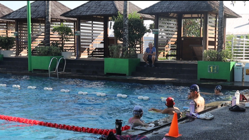 Sejumlah Atlet Lakukan Persiapan jelang Open Water Swimming Championship 2026