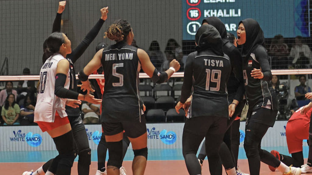 Timnas Voli Putri Indonesia saat melawan Vietnam di AVC Women s Cup 2026