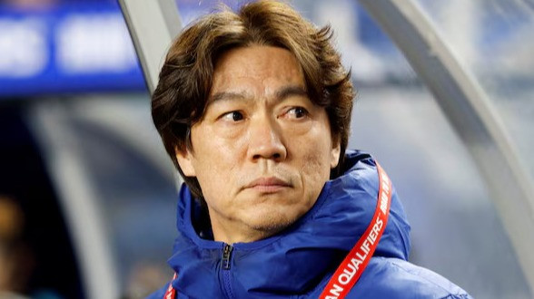 Pelatih Korea Selatan Hong Myung-Bo.