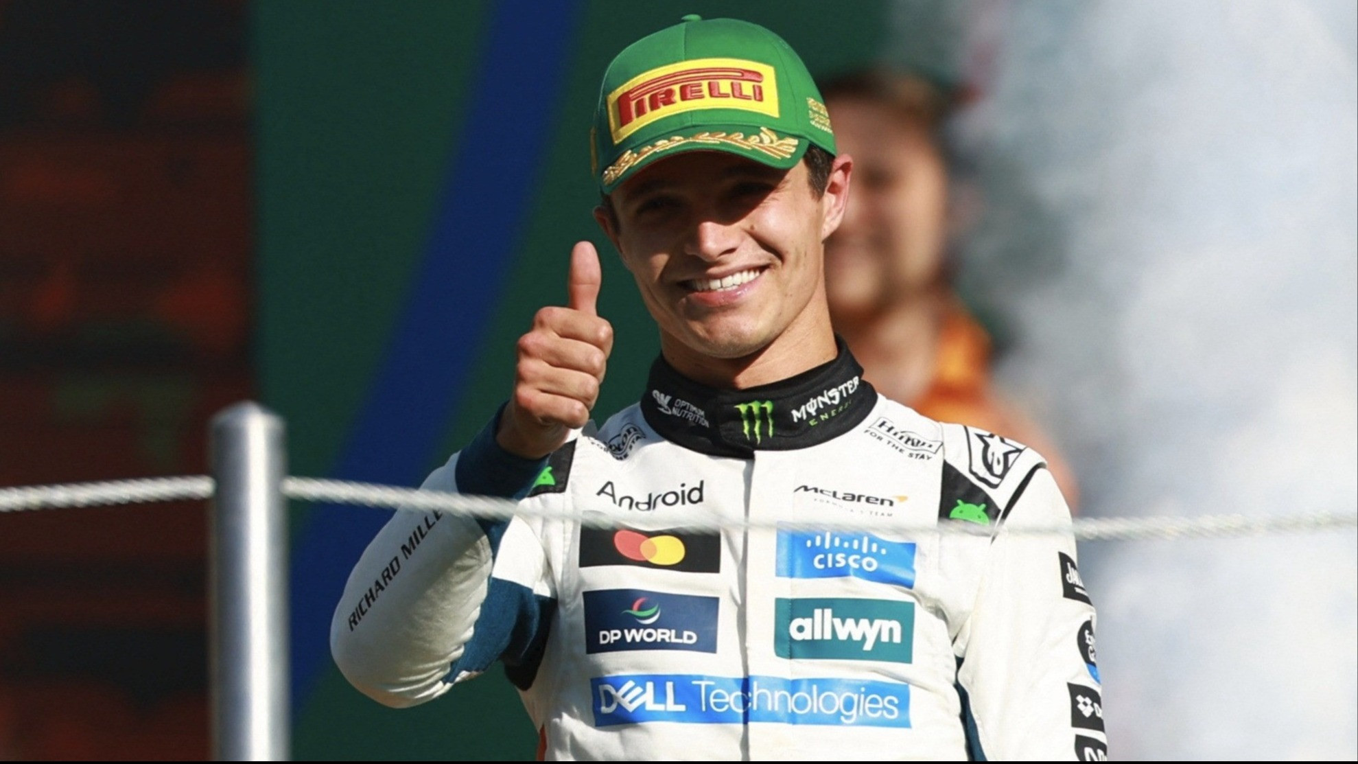 Pembalap McLaren, Lando Norris di Formula 1 2025