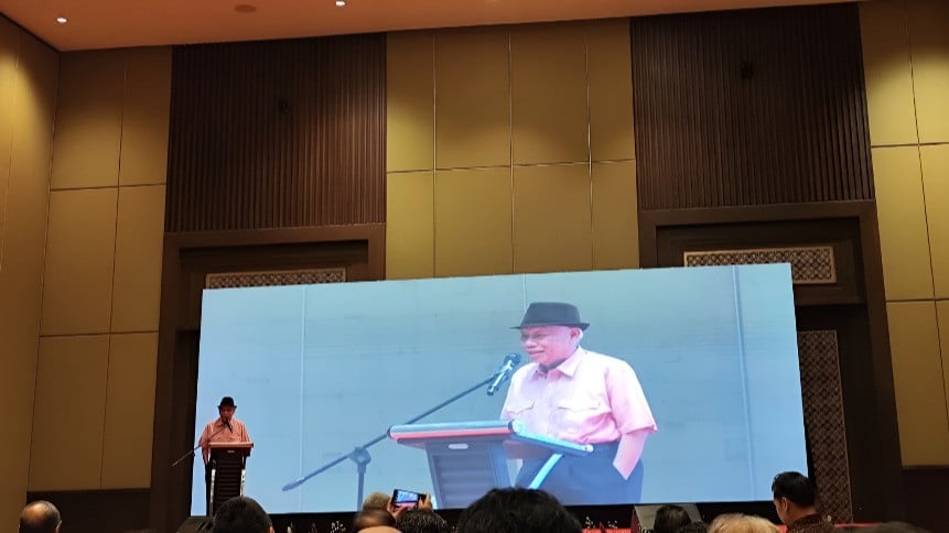 Mantan Ketua Mahkamah Agung (MA) Bagir Manan.