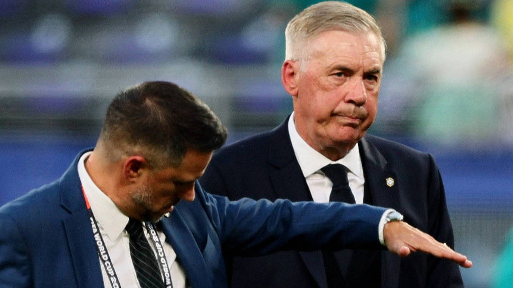 Pelatih Timnas Brasil, Carlo Ancelotti Usai Laga Menghadapi Maroko di Piala Dunia 2026