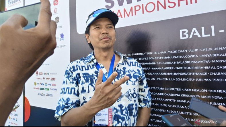 Ketua Harian PB Akuatik Indonesia Harlin E Rahardjo