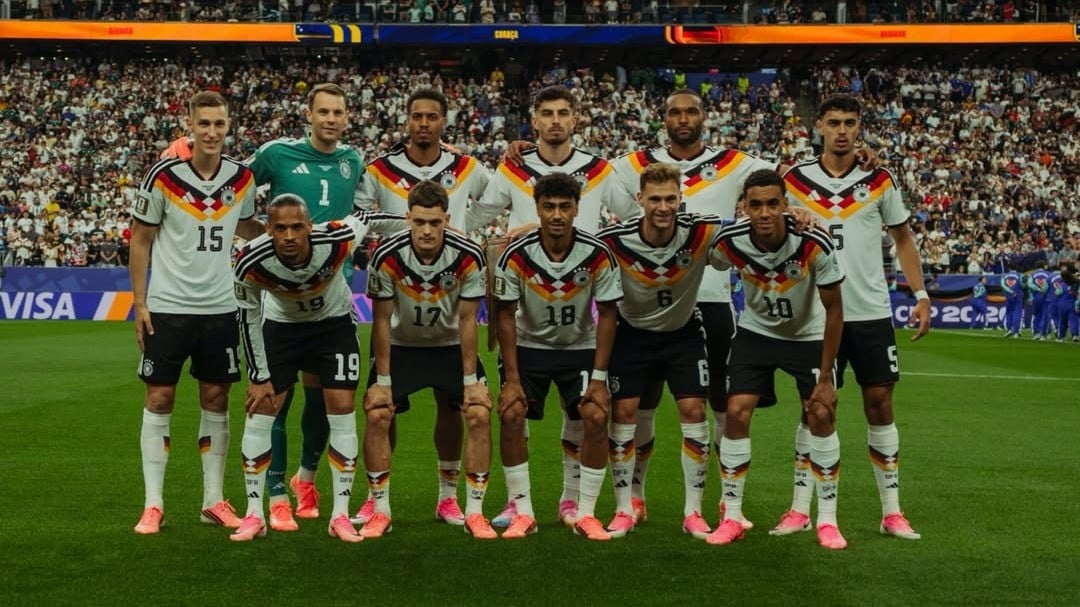 Timnas Jerman dalam laga melawan Curacao di babak penyisihan Grup E Piala Dunia 2026, Senin (15/6/2026) dini hari WIB.