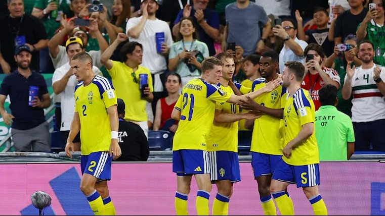 Selebrasi Pemain Swedia di Piala Dunia 2026