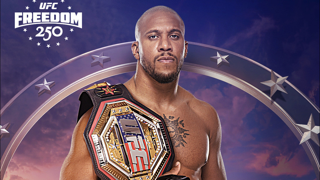 Ciryl Gane jadi juara interim kelas berat di UFC White House.