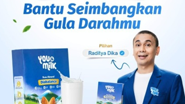 Kata Raditya Dika Setelah Resmi Jadi Brand Ambassador You & Milk