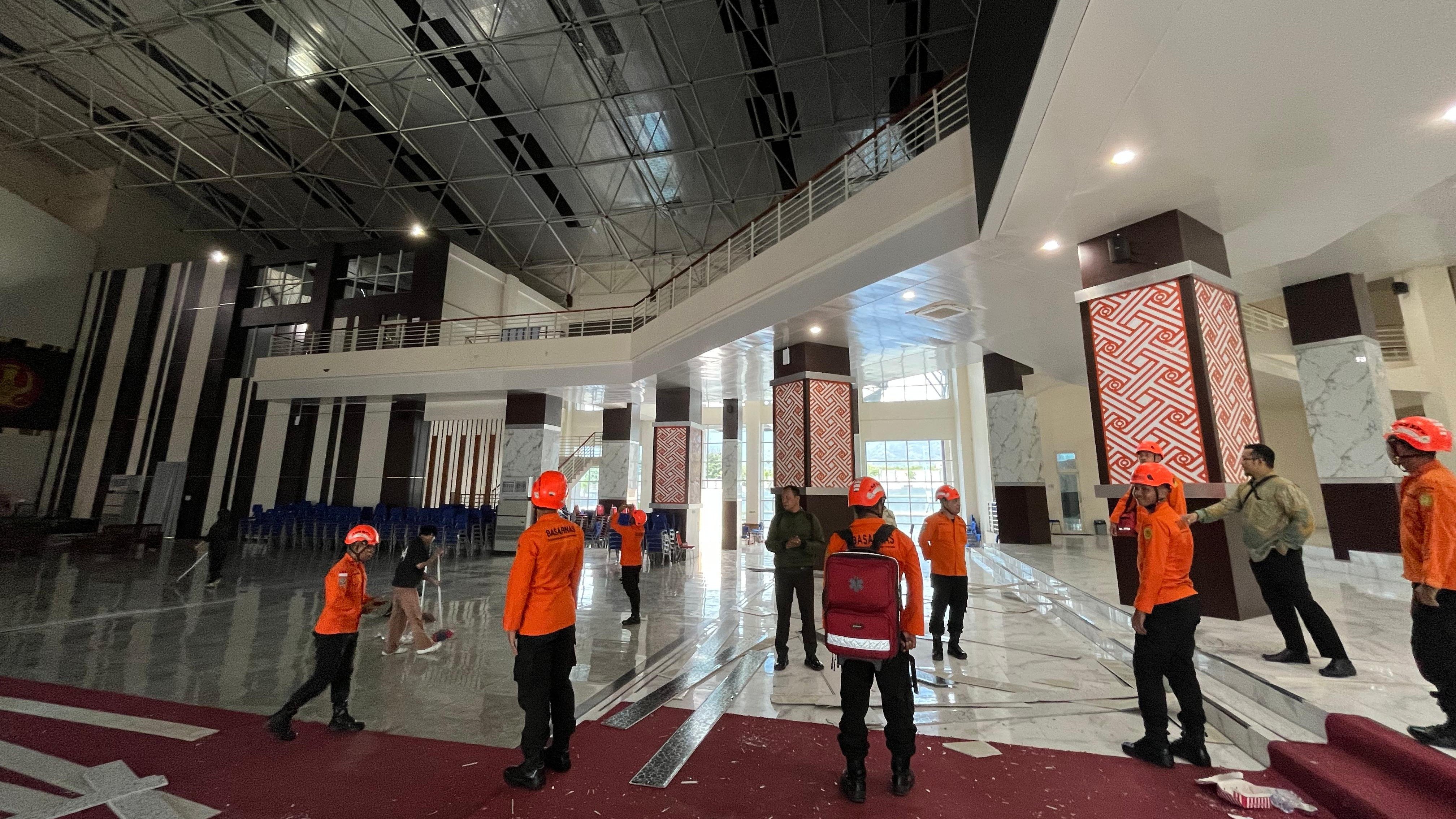 Auditorium Universitas Tadulako Palu Rusak Akibat Gempa M 6,7 di Palu