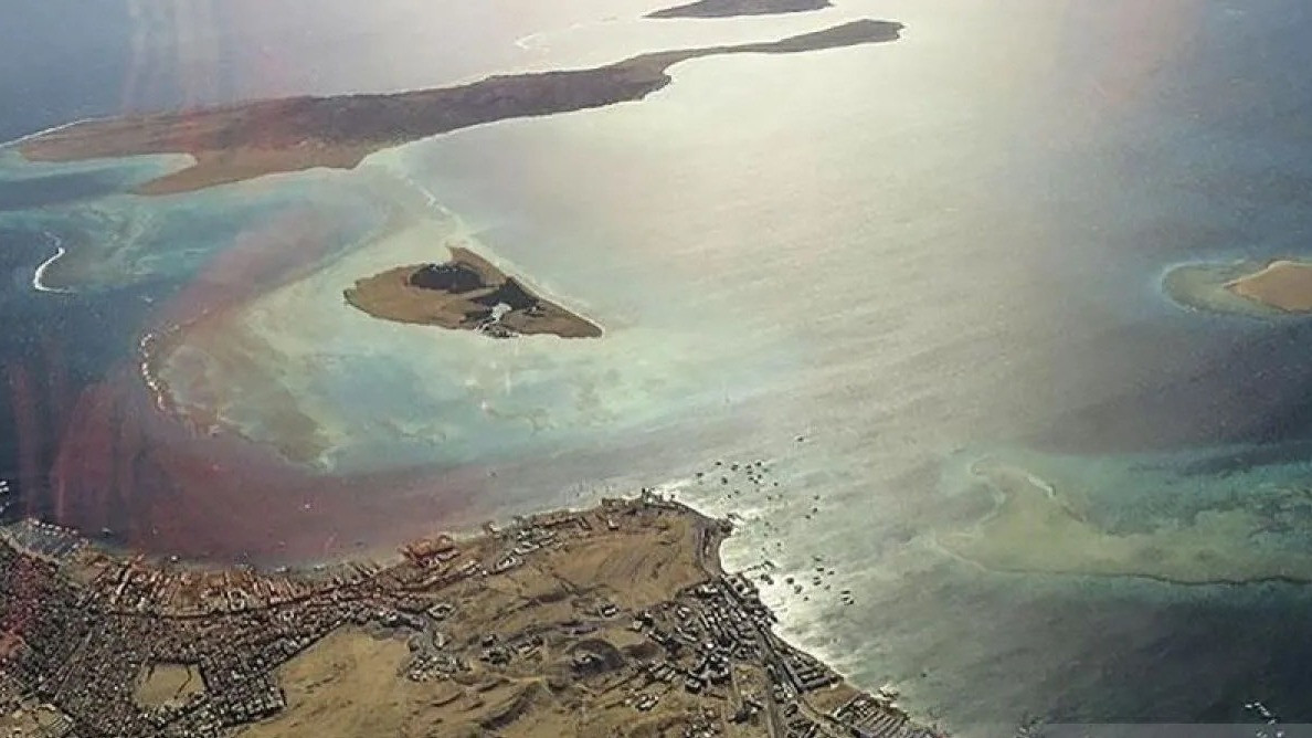 Ilustrasi Selat Hormuz.