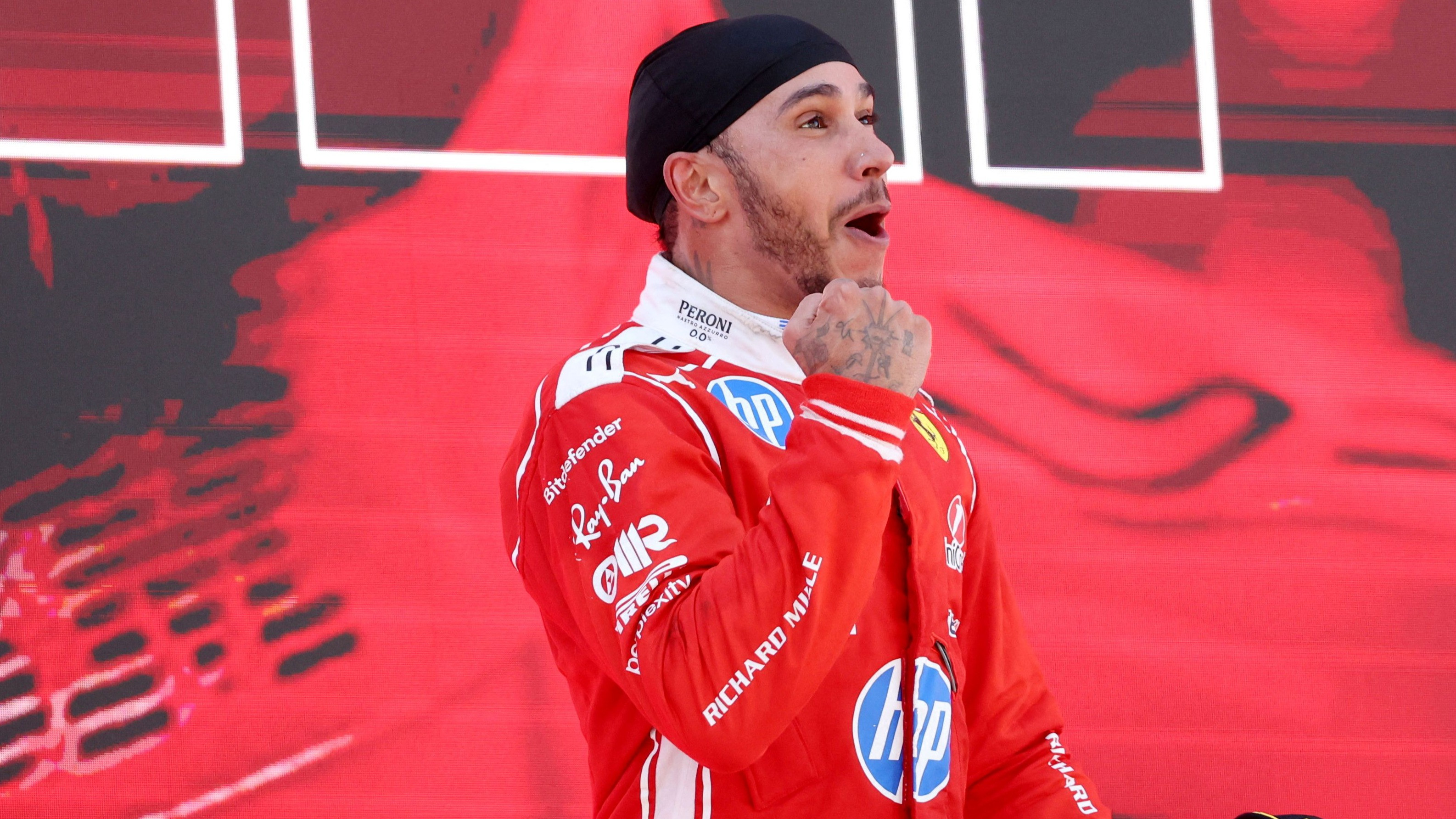 Pembalap Ferrari, Lewis Hamilton