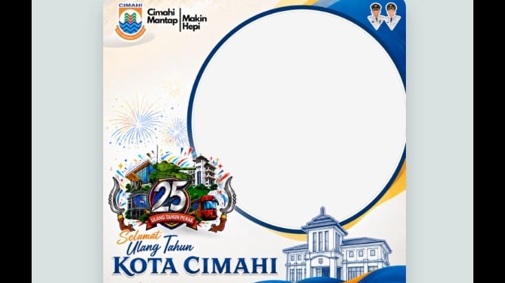 Twibbon HUT Kota Cimahi ke-25 tahun 2026