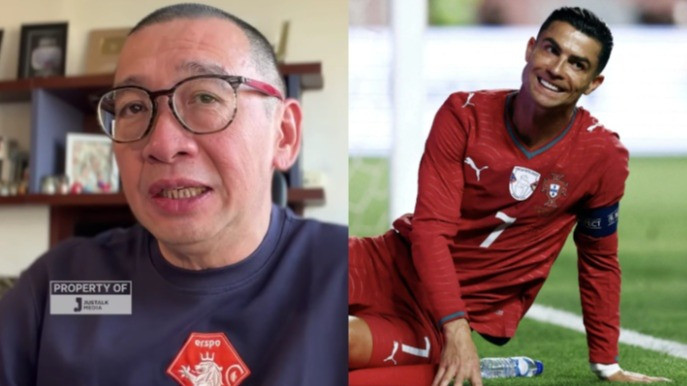 Kolase foto Coach Justin - Ronaldo