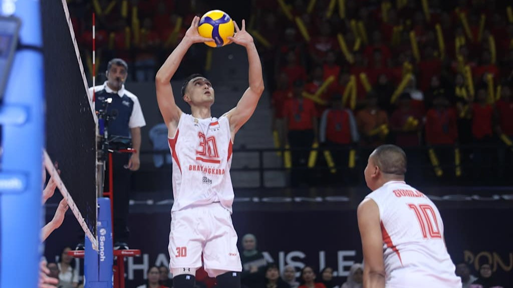 Nizar Zulfikar saat Memperkuat Jakarta Bhayangkara Presisi di AVC Champions league 2026