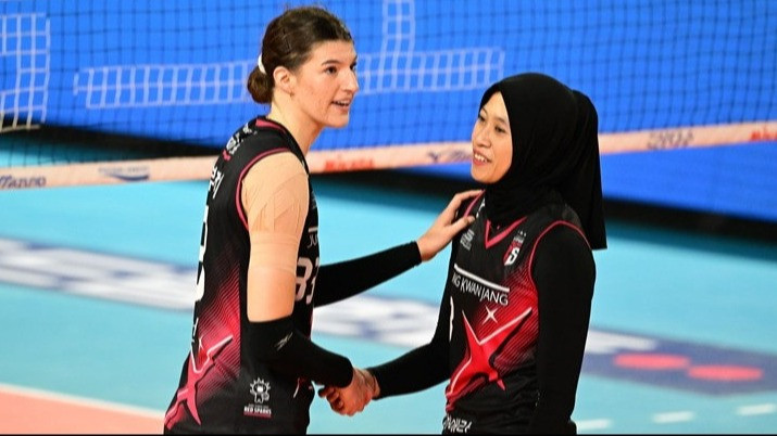 Megawati Hangestri dan Vanja Bukilic
