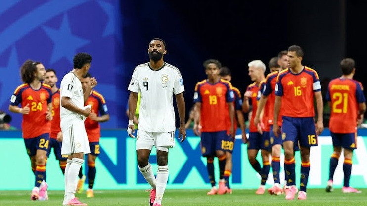 Ekspresi Pemain Arab Saudi usai Dikalahkan Spanyol di Piala Dunia 2026