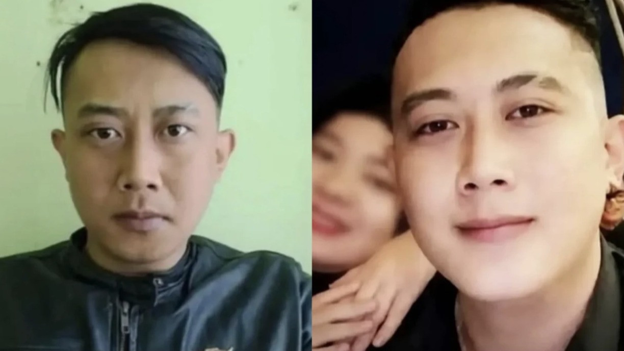 Kolase foto Taufik Hidayat terduga pelaku penyekapan YTR wanita asal Bandung