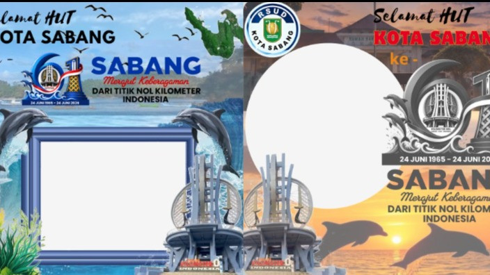 Twibbon HUT Kota Sabang ke-61