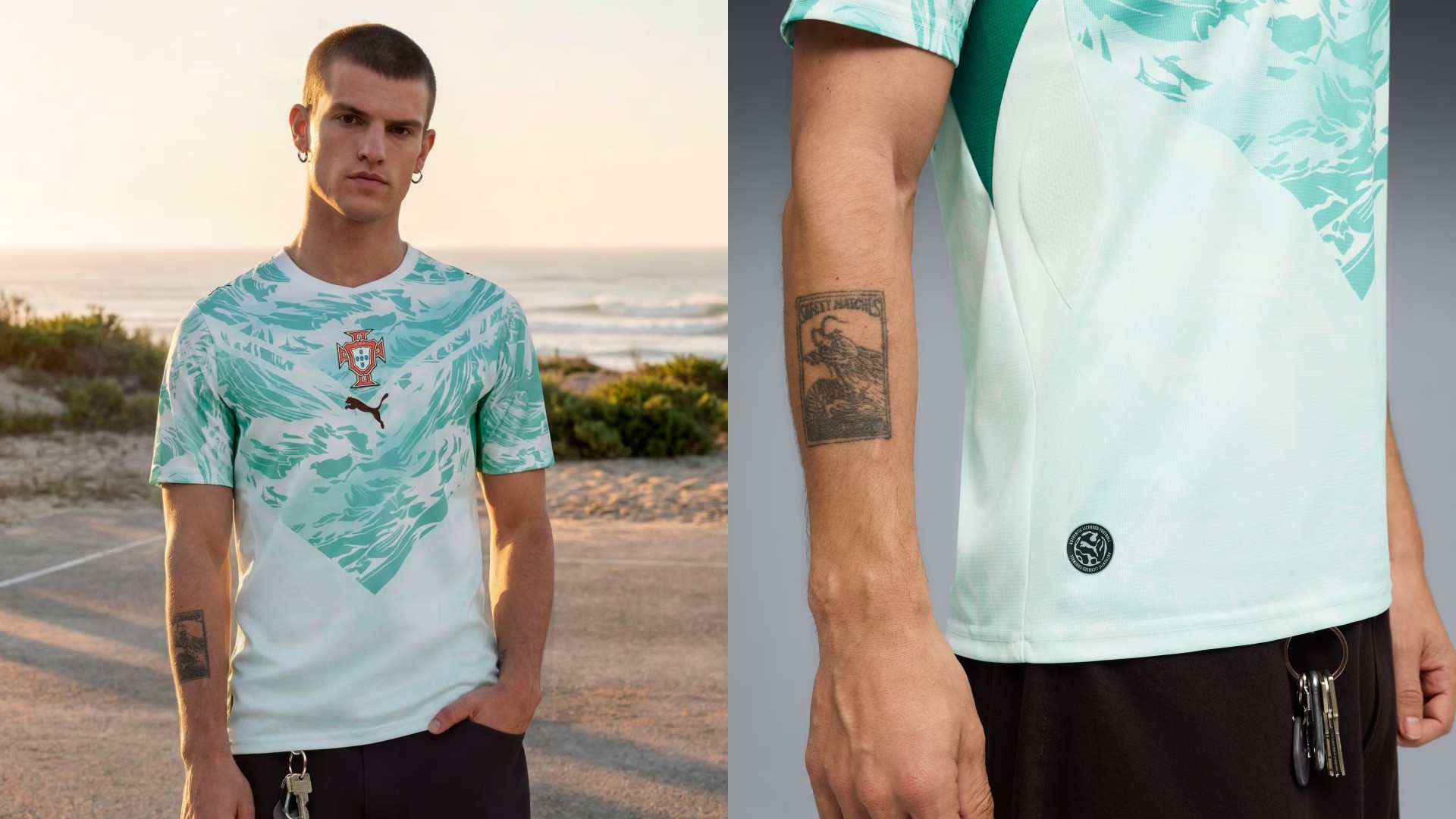 Portugal Away Jersey Men (replika) dari brand PUMA